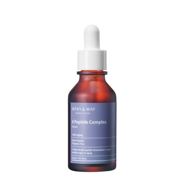 MARY & MAY 6 Peptide Complex Serum - Gesichtsserum mit Peptiden - meinhautzentrum.de