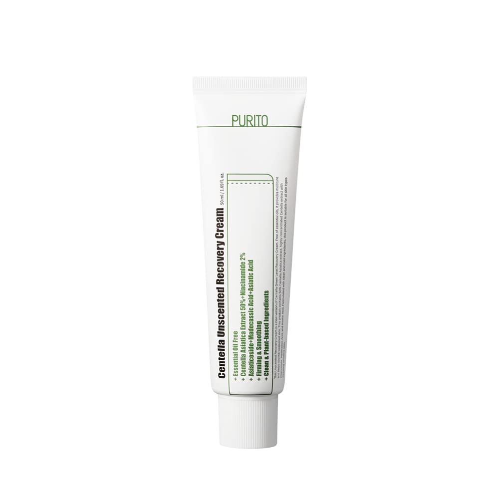 PURITO Centella Unscented Recovery Cream - Unparfümierte Regenerationscreme - meinhautzentrum.de